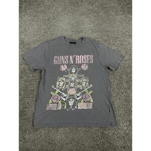 Guns N' Roses Shirt Mens Small Gray 1988 Tour Appetite For Destruction Cotton On